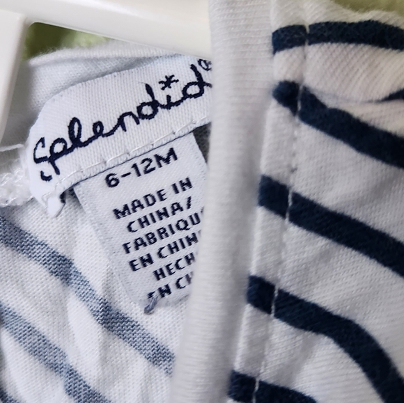 Splendid Striped Dress Girls Size 6-12 Months - Picture 3 of 5